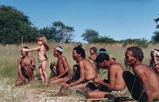Типпи Дегре в племени аборигенов. Девочка-Маугли в Африке. Фото