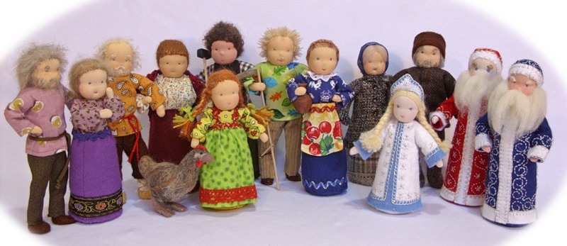  Вальдорфские куклы. Фото / Waldorf doll. Photo