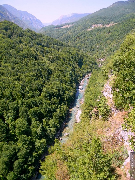 Река Тара в парке Дурмитор. Каньон. Черногория. Фото