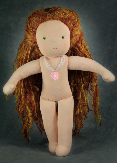Вальдорфская кукла без одежды. Фото / Waldorf doll. Photo