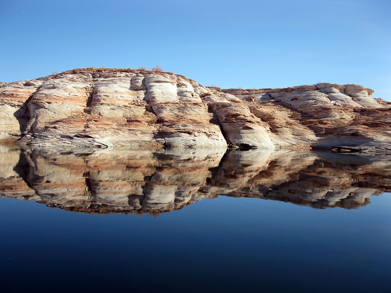 Озеро Пауэлл на реке Колорадо.  Фото