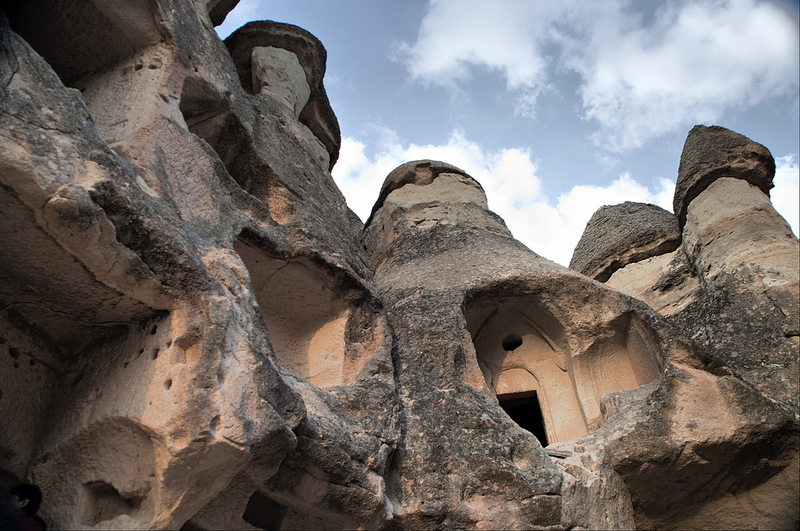 Скалы Долины Пашабаг в Каппадокии. Турция. Фото