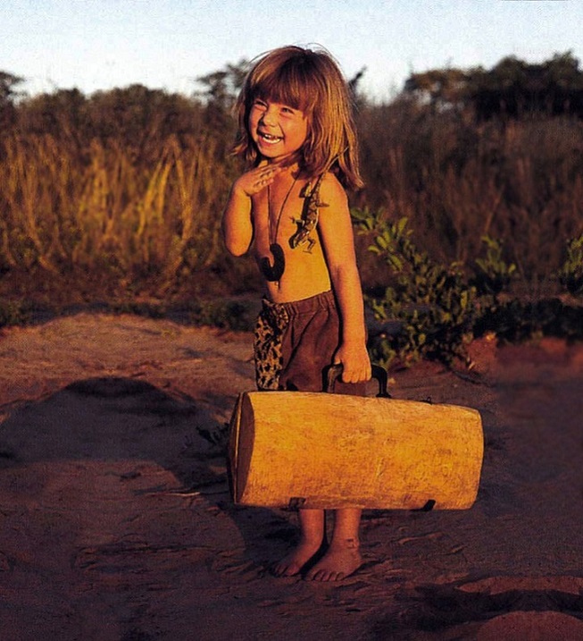 Типпи Дегре. Девочка-Маугли в Африке. Фото