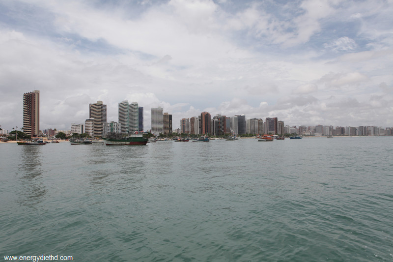 Вид на Форталезу с океана. Фото путешественников