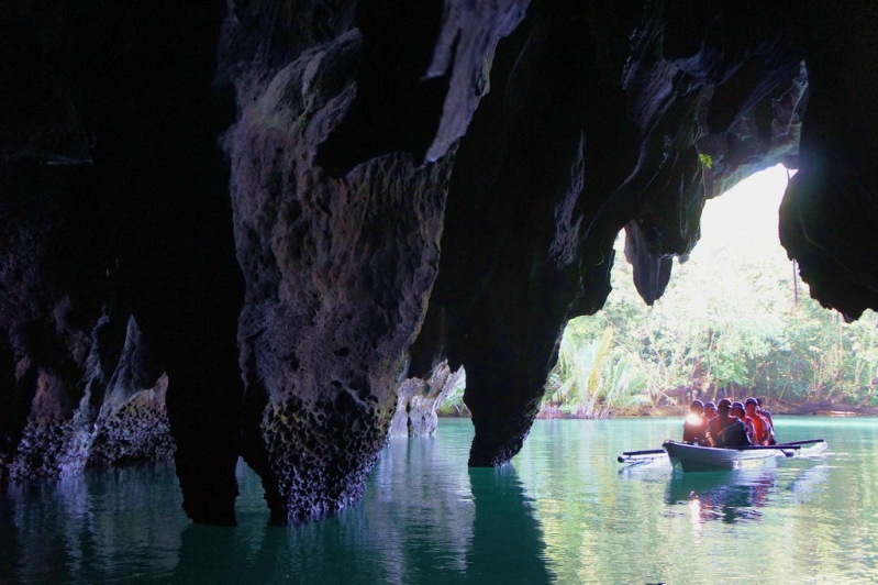  Подземная река Пуэрто-Принсеса (Филиппины). Фото / Puerto Princesa Subterranean River National Park. Photo