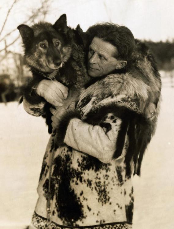 Леонард Сеппала и его пёс Того. Фото