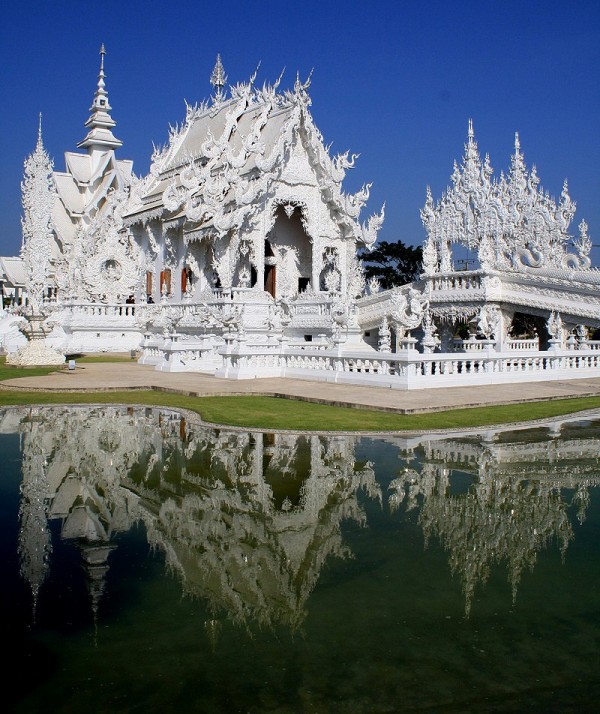 Ват Ронг Кхун (Белый храм), Таиланд.  Фото