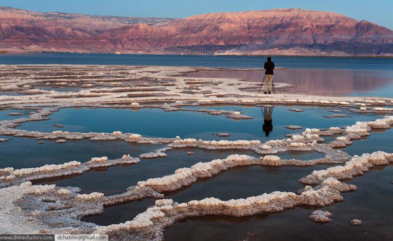Солончаки Мертвого моря. Израиль. Фото