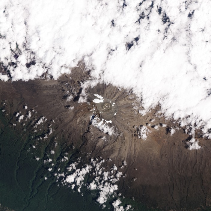 Таяние ледников на Килиманджаро. Фото