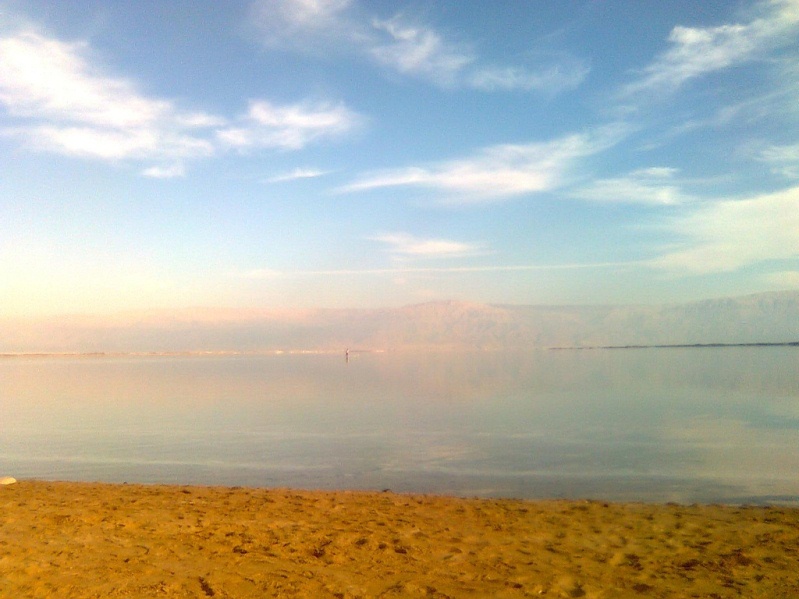 Мертвое море на закате. Израиль. Фото