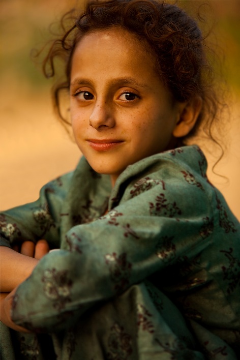 Индия в лицах. Фотопортрет девочки из Шринагара (Кашмир)