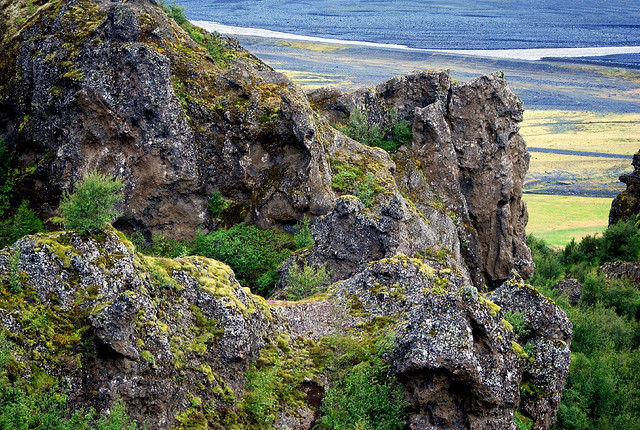 Долина Валахнюкур в Исландии. Фото