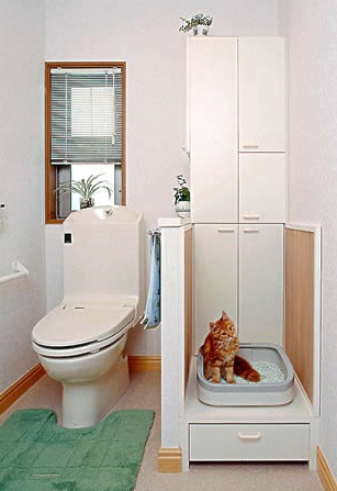 Дизайн дома для кошек от Asahi Kasei. Фото