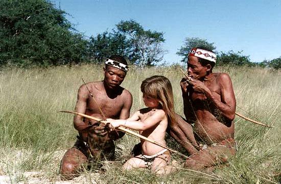 Типпи Дегре и аборигены. Девочка-Маугли в Африке. Фото