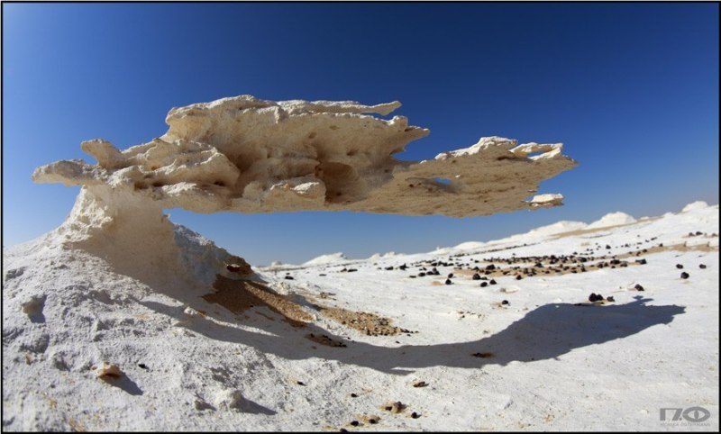 Белая пустыня в Египте. Фото причудливых камней