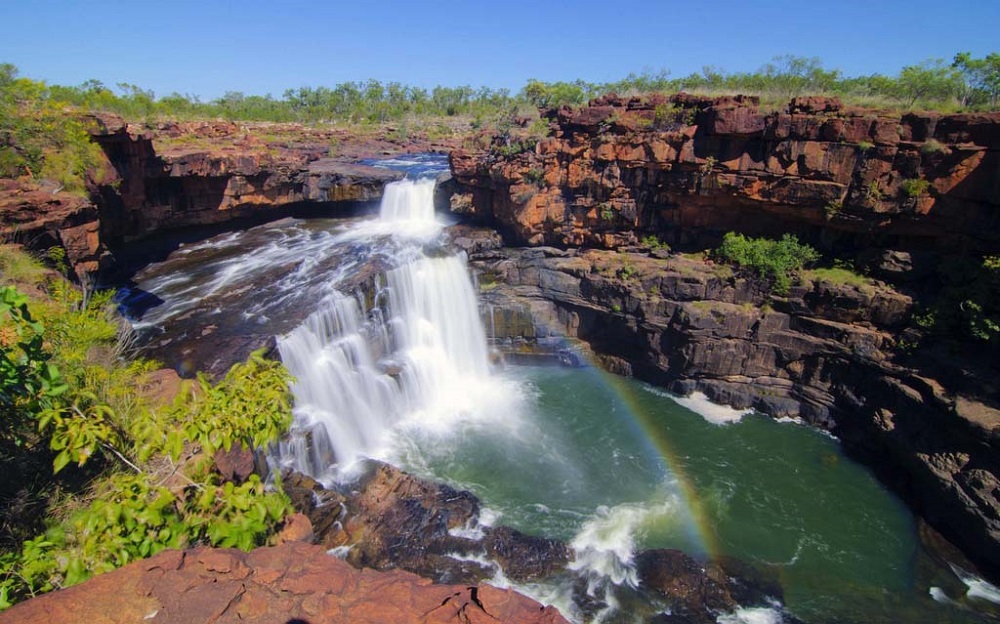 Многоуровневый водопад Митчелл. Австралия. Фото
