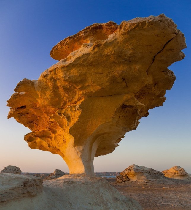 Белая пустыня в Египте. Чудо природы. Фото
