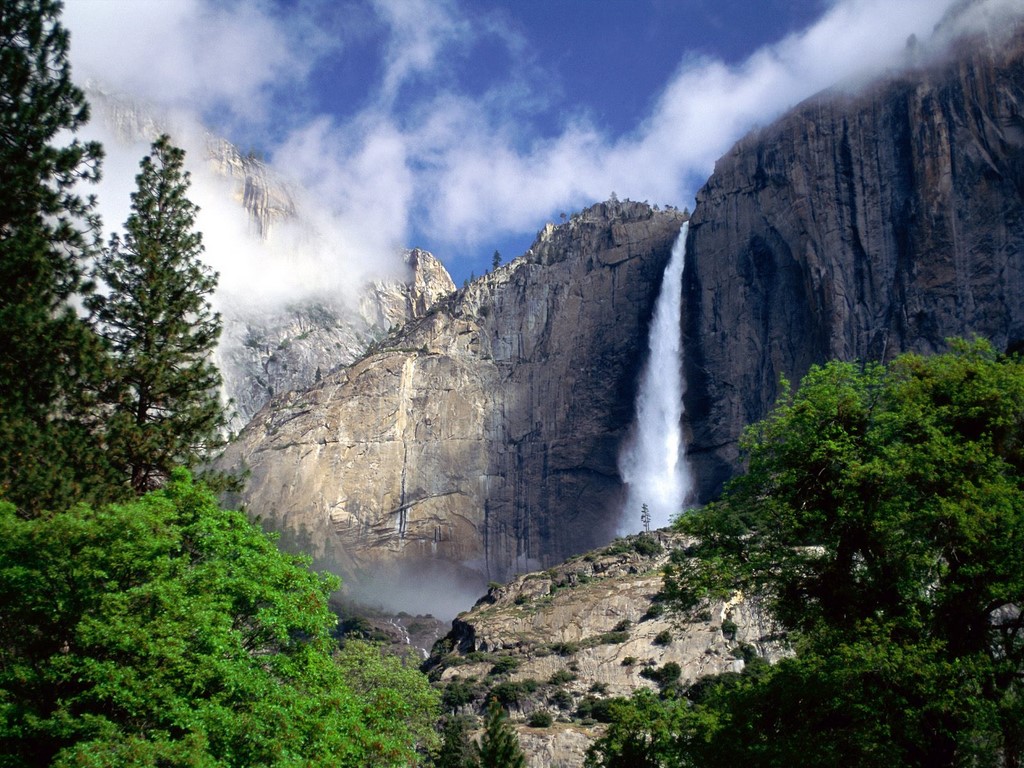 Водопады Йосемитского национального парка 